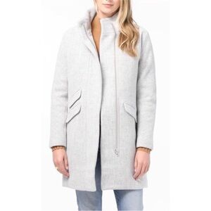 J.Crew Cocoon coat grey heather dusk 00p